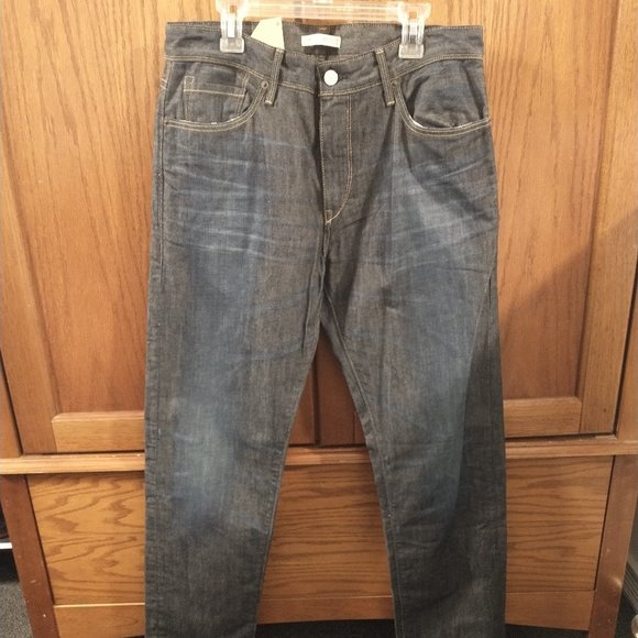 Levi's Made & Crafted Tapered New Without Tags Dark Wash Jeans 30x34 - Picture 1 of 4